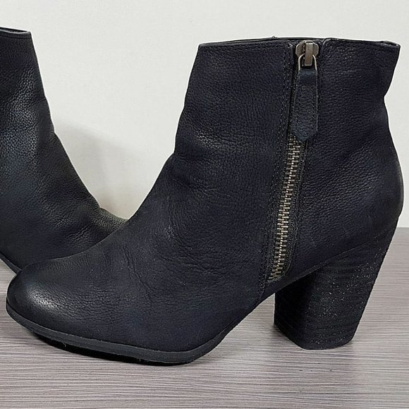 BP. 'Trolley' Leather Ankle Bootie, Black, Womens Various Sizes - Picture 7 of 9